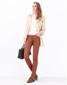 Pantalón 5 bolsillos camel