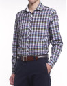 Casual Vichy checked shirt