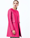 Aubergine short coat