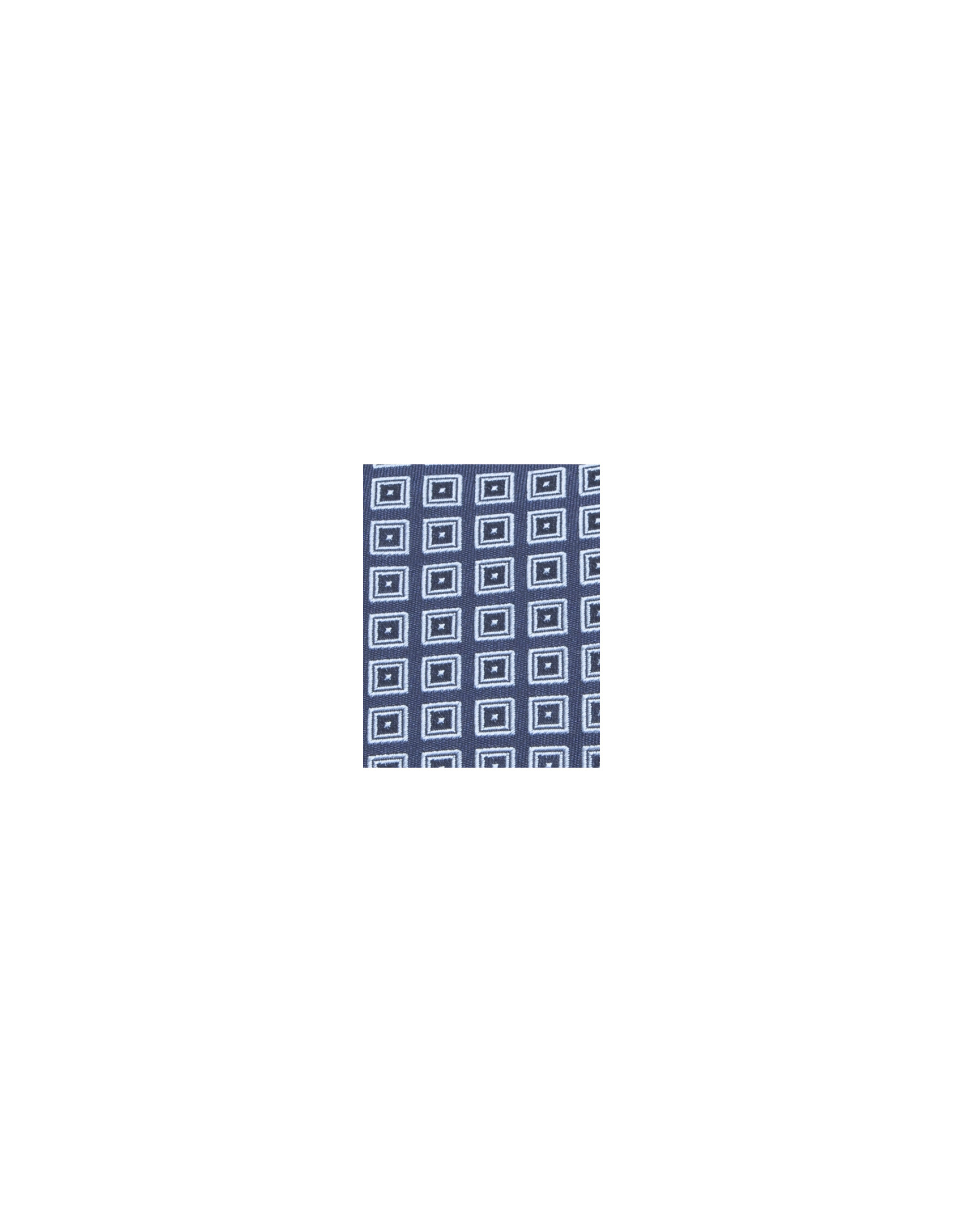 Corbata rombos jacquard azul