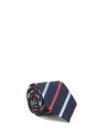 Corbata rayas rojo y blanco