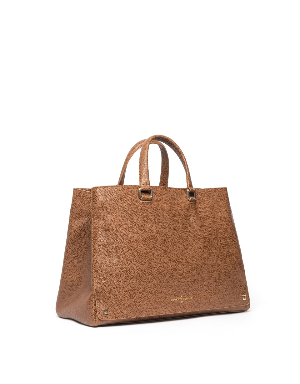 Tan Versalles leather tote bag