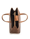 Tan Versalles leather tote bag