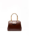 Bolso satchel nano piel marrón Ryan