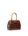 Bolso satchel nano piel marrón Ryan