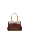 Bolso satchel nano piel marrón Ryan