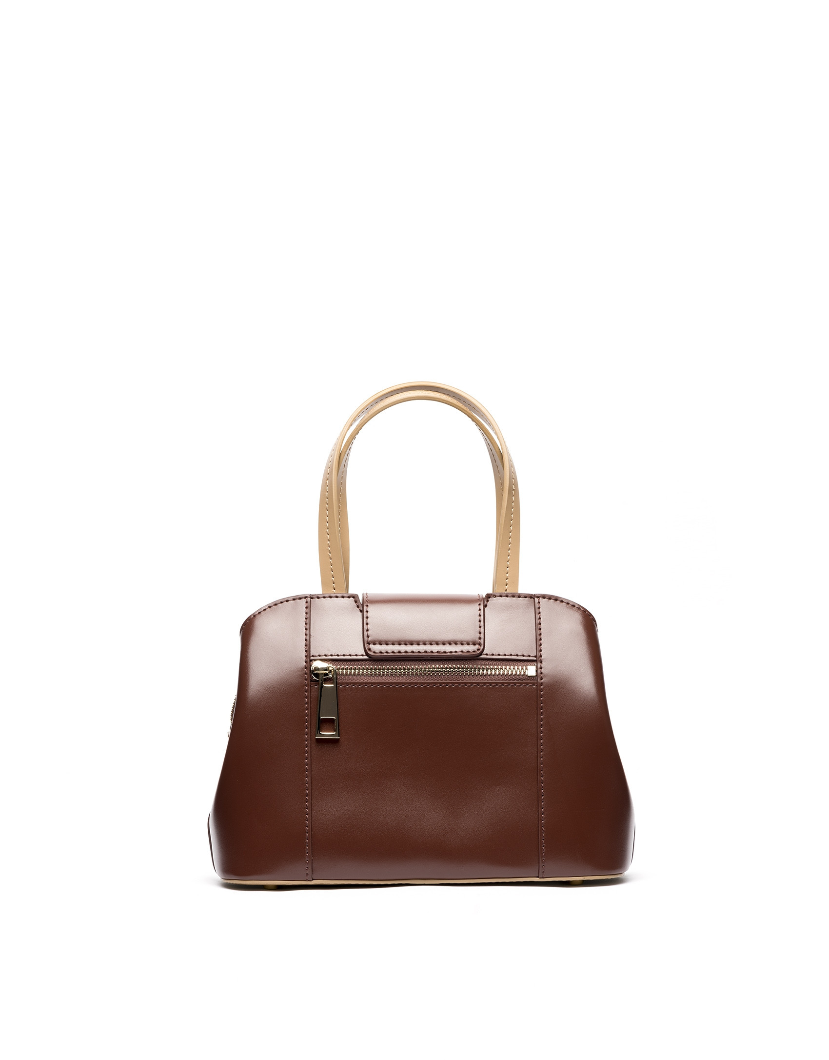 Bolso satchel nano piel marrón Ryan