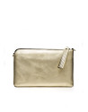 Bolso clutch piel saffiano negro/dorado Lisa