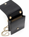 Black leather Eme mini shoulder bag