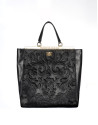 Bolso tote piel negro Baver