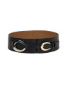 Black belt with buckles 