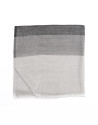 Beige striped scarf