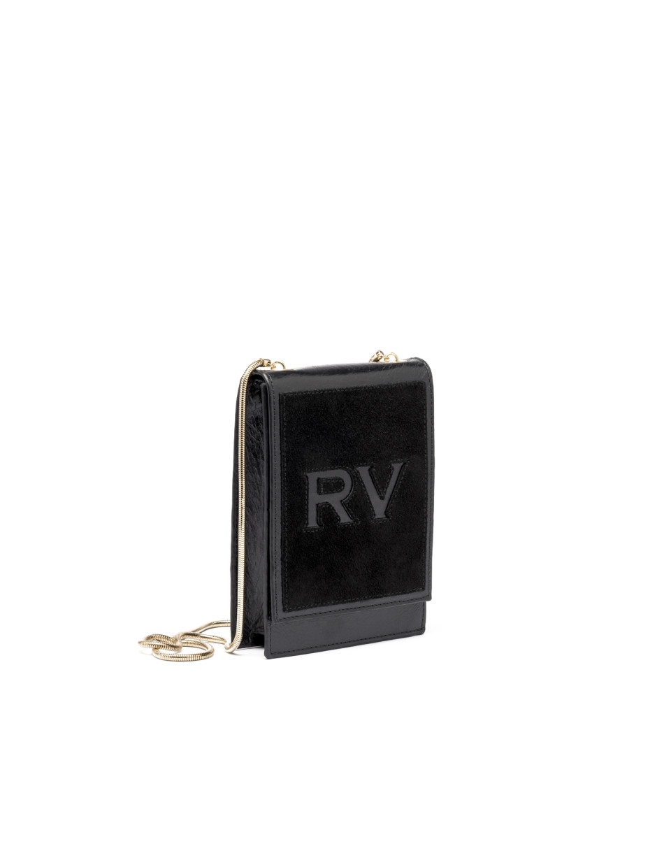 Black leather Eme mini shoulder bag