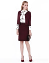 Chaqueta corta berenjena