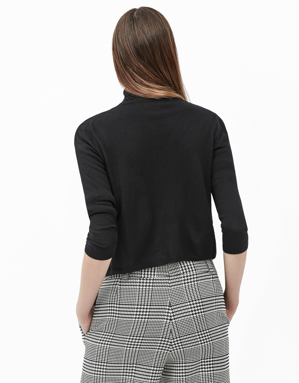 Black short jacket
