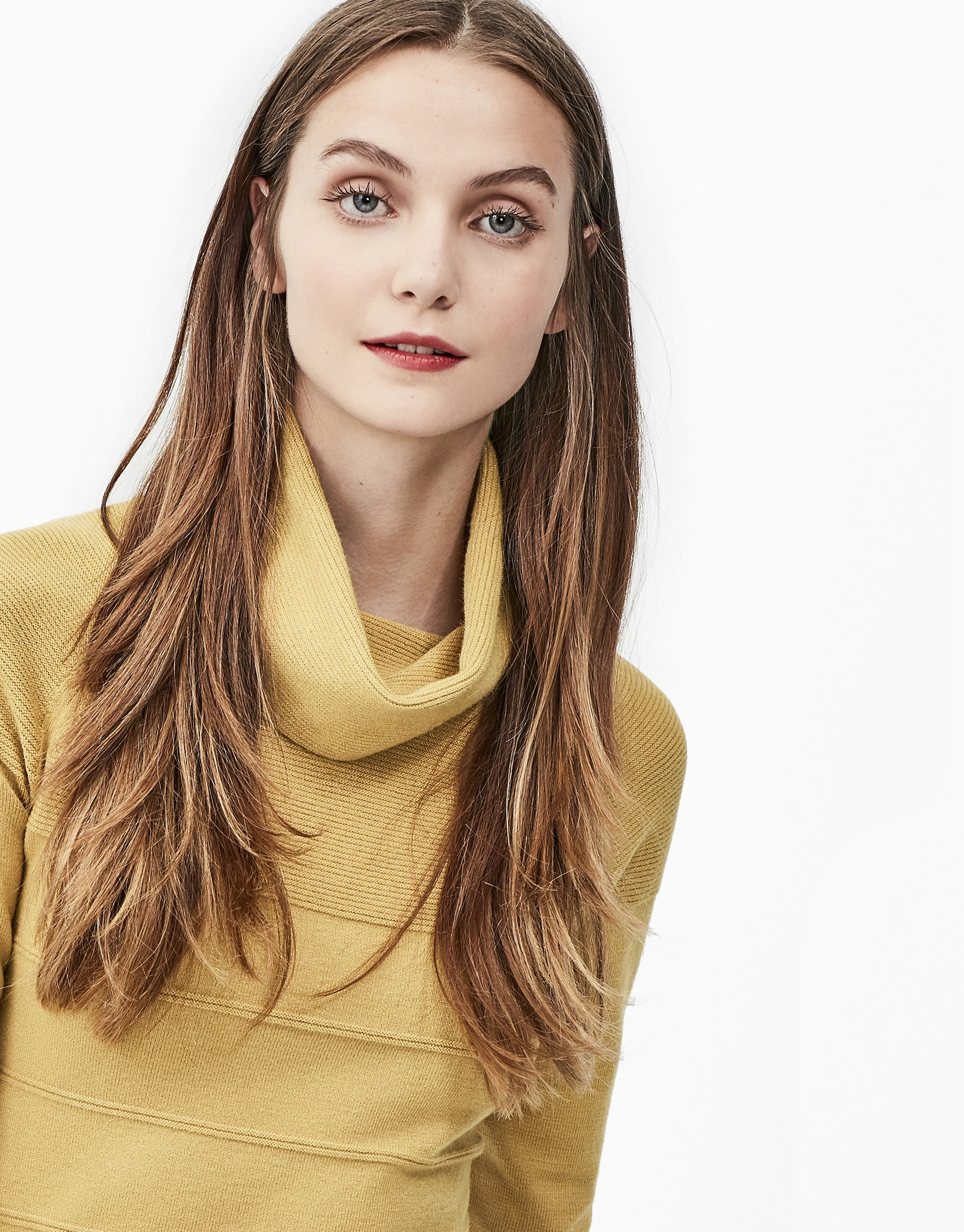 Light green turtle neck sweater