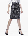 Falda lápiz print