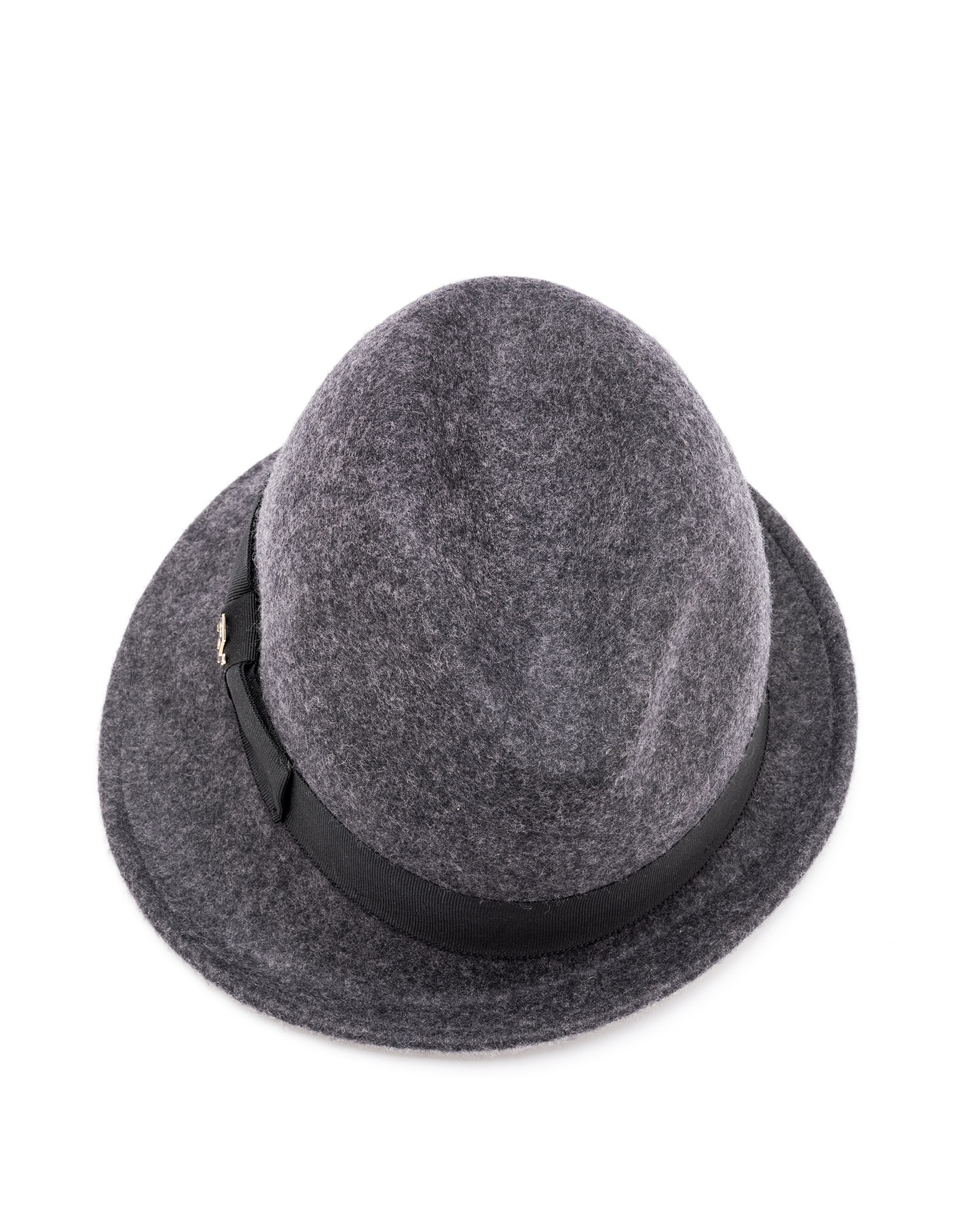 Sombrero gris ala corta