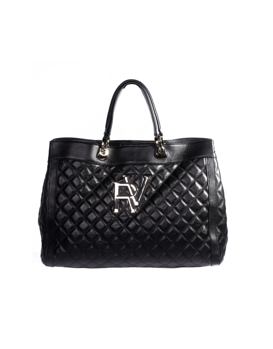 Bolso negro guateado