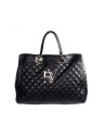 Bolso negro guateado
