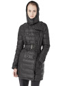 Long black windbreaker with hood
