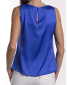 Top cuello redondo