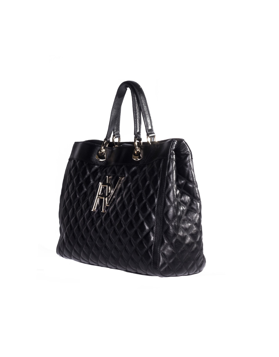 Bolso negro guateado