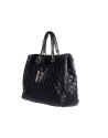 Bolso negro guateado