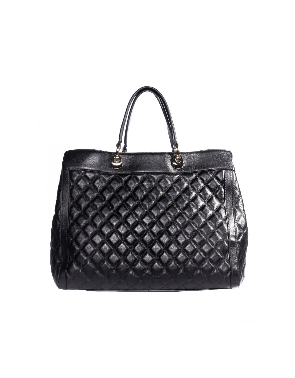 Bolso negro guateado