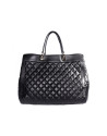 Bolso negro guateado
