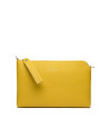 Clutch Lisa saffiano amarillo