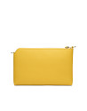 Clutch Lisa saffiano amarillo