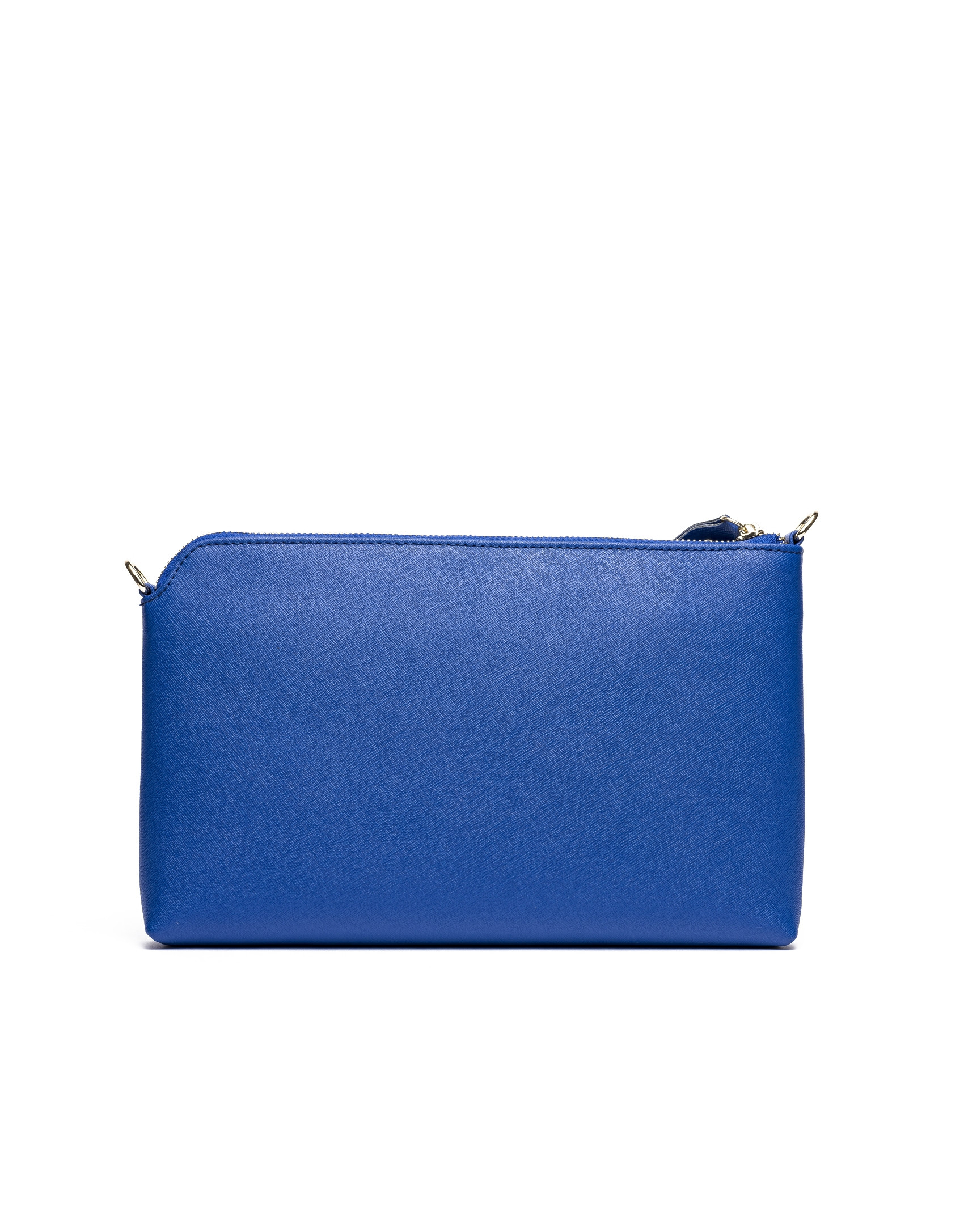 Blue Saffiano leather Lisa Clutch 