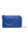 Blue Saffiano leather Lisa Clutch 