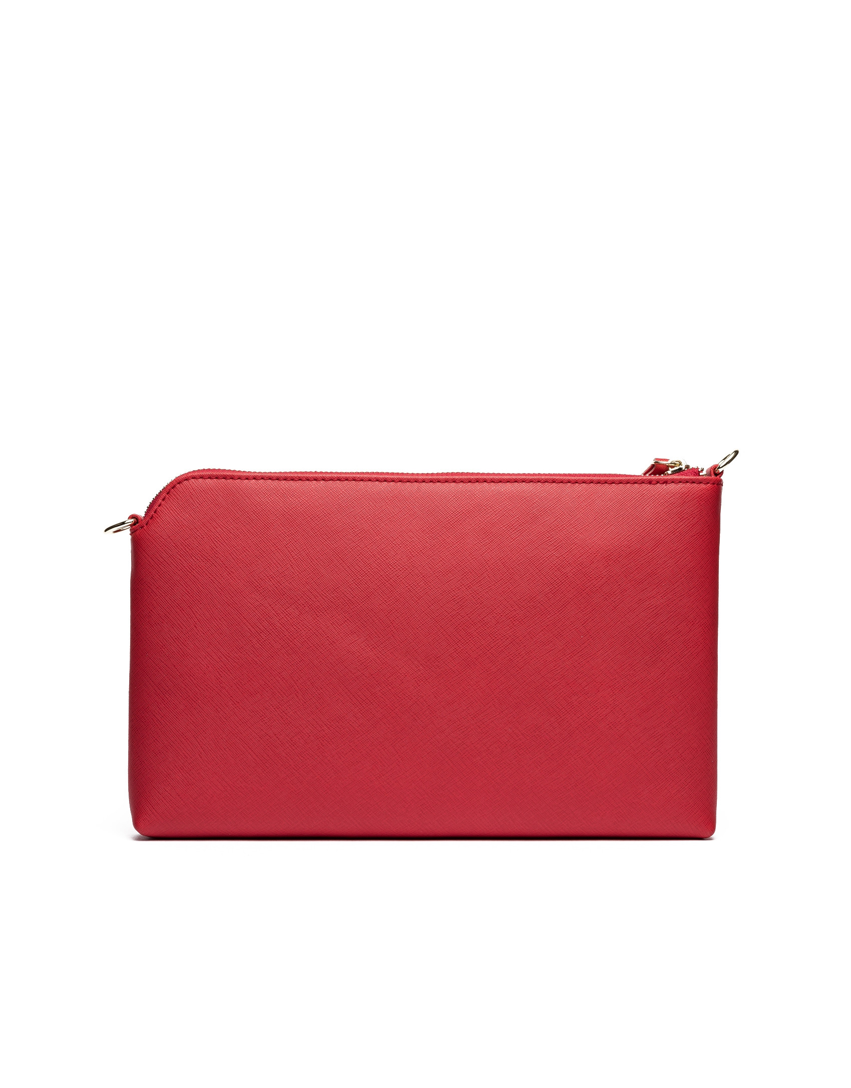 Clutch Lisa saffiano rojo brillante