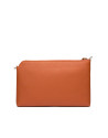 Clutch Lisa saffiano naranja