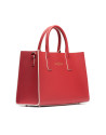Red Montpellier shopping bag