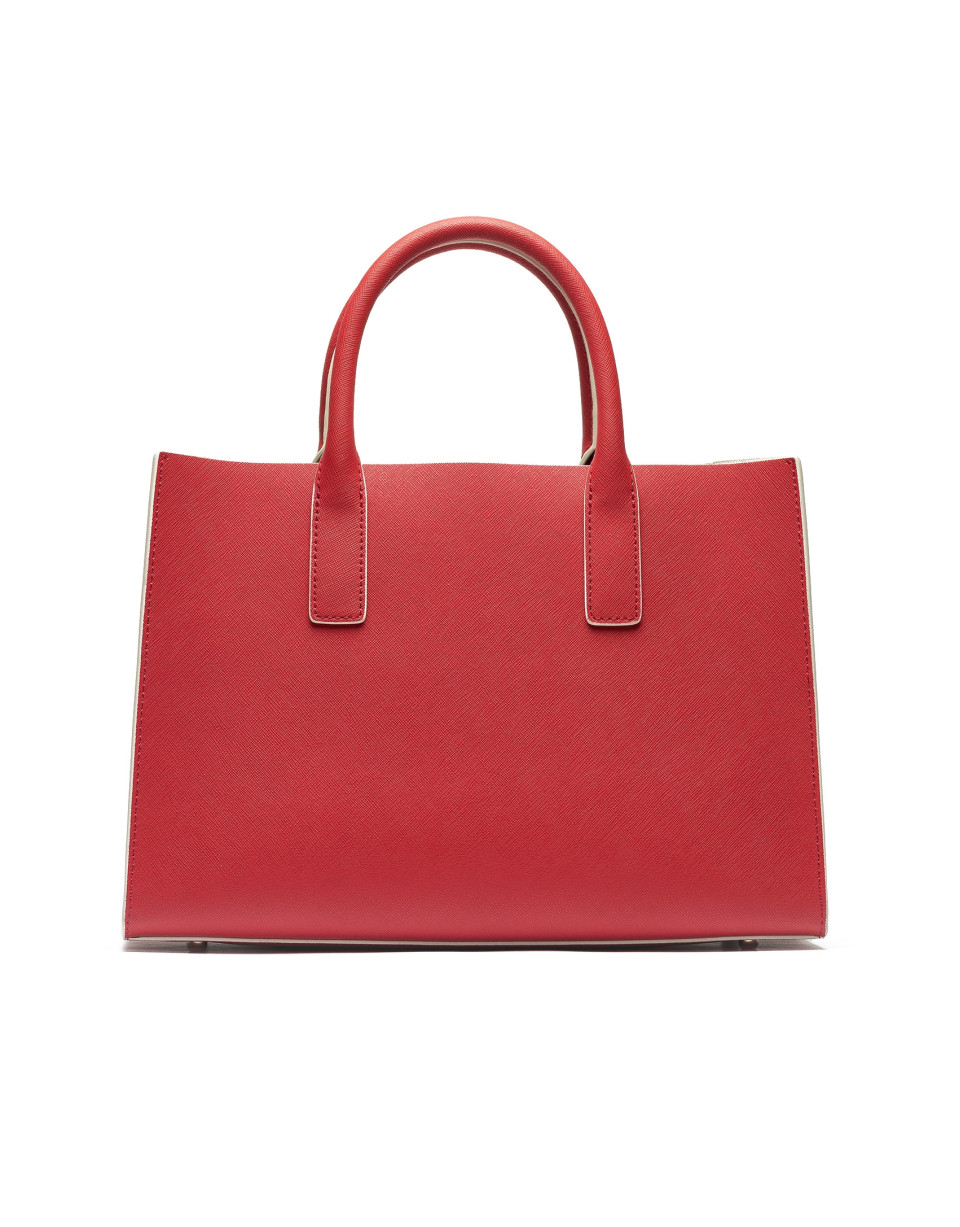 Red Montpellier shopping bag