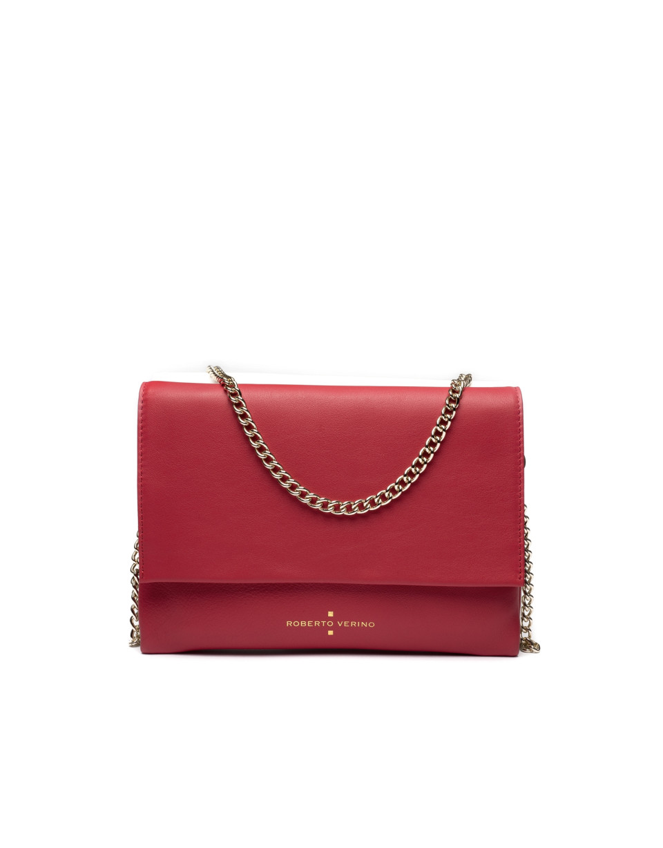Red/white Day-Night shoulder bag