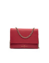 Red/white Day-Night shoulder bag