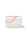 Red/white Day-Night shoulder bag