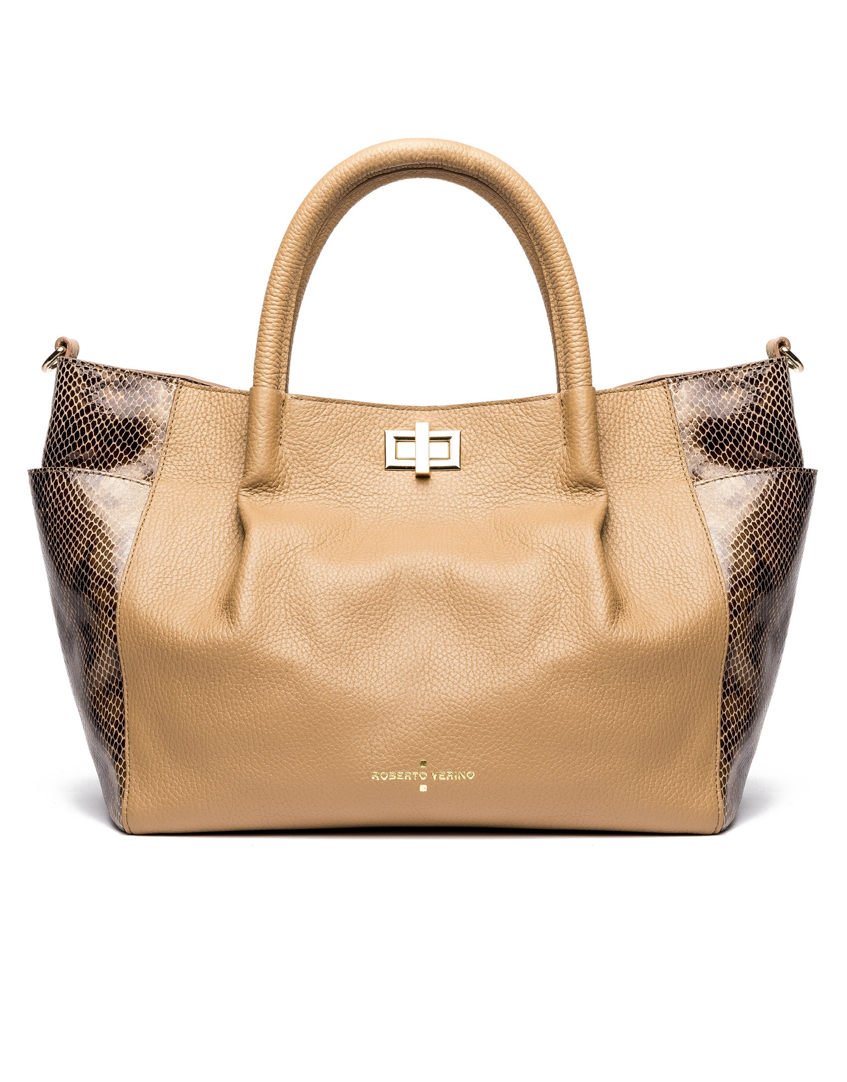 Bolso Tote Avenue camel