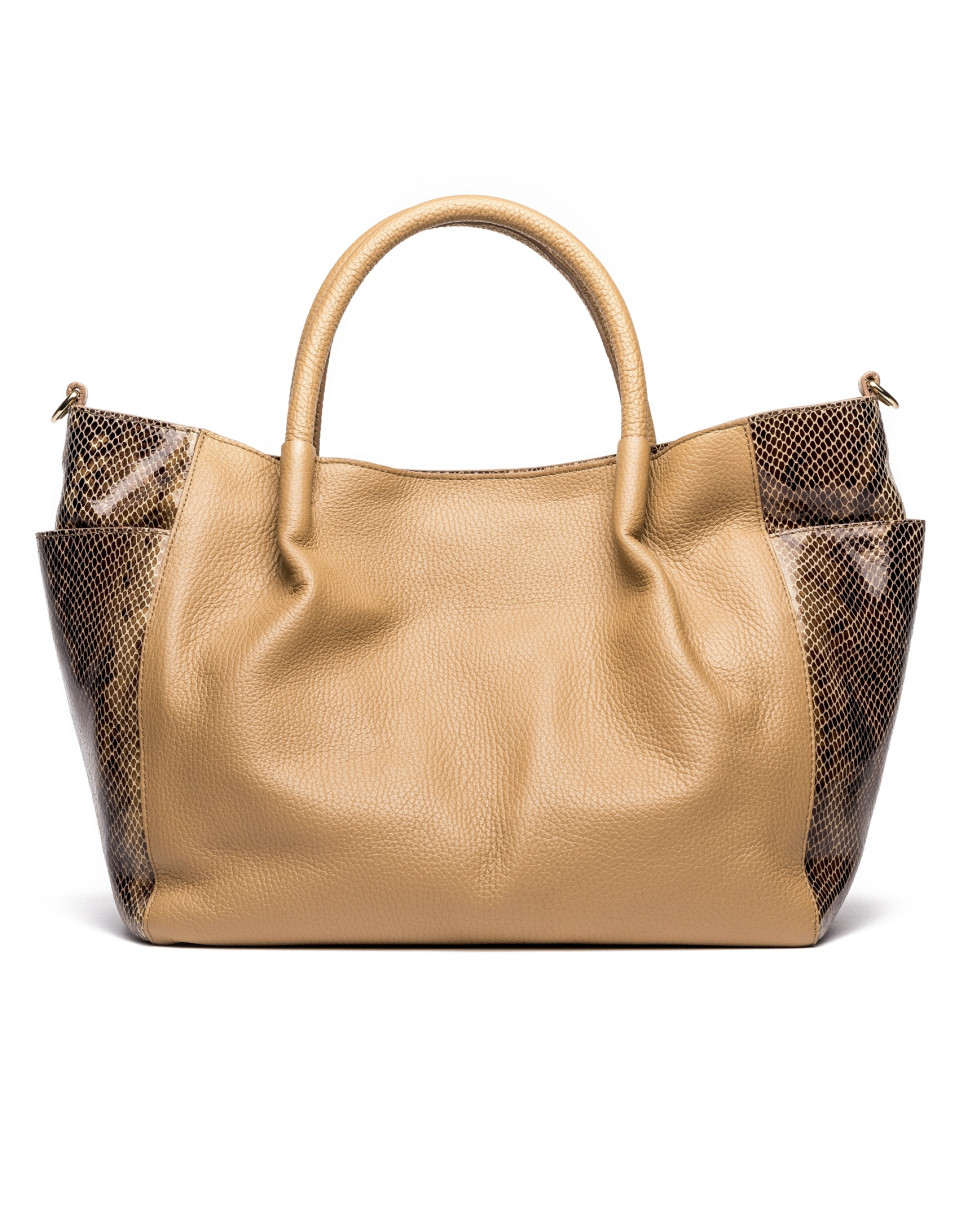 Bolso Tote Avenue camel