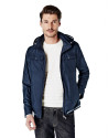 Parka capucha desmontable marino