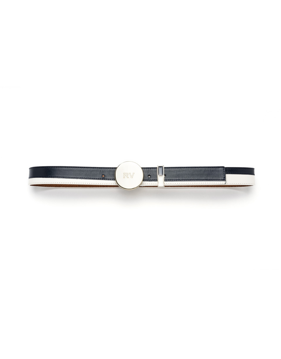 Red/white two-tone belt