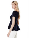 Jersey  corte peplum azul