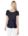 Jersey  corte peplum azul