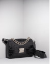 Bolso cartera piel coco negro Joyce