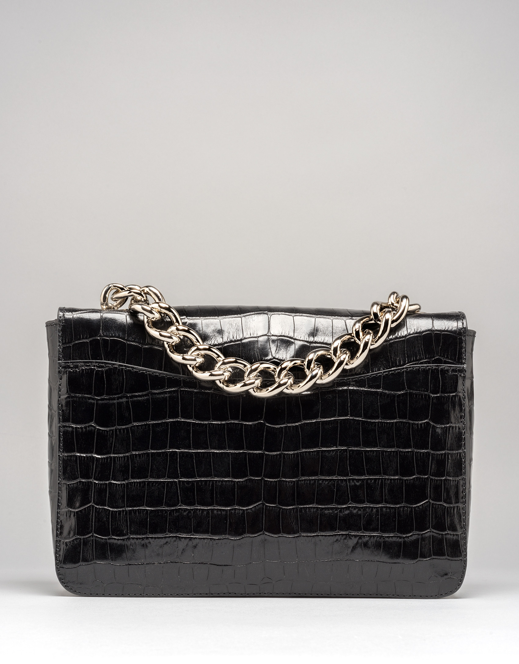 Bolso cartera piel coco negro Joyce