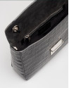 Bolso cartera piel coco negro Joyce